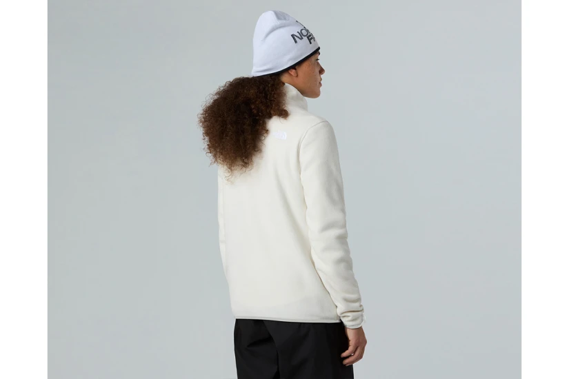 The North Face Glacier Full-Zip Γυναικεία Ζακέτα Fleece Εκρού