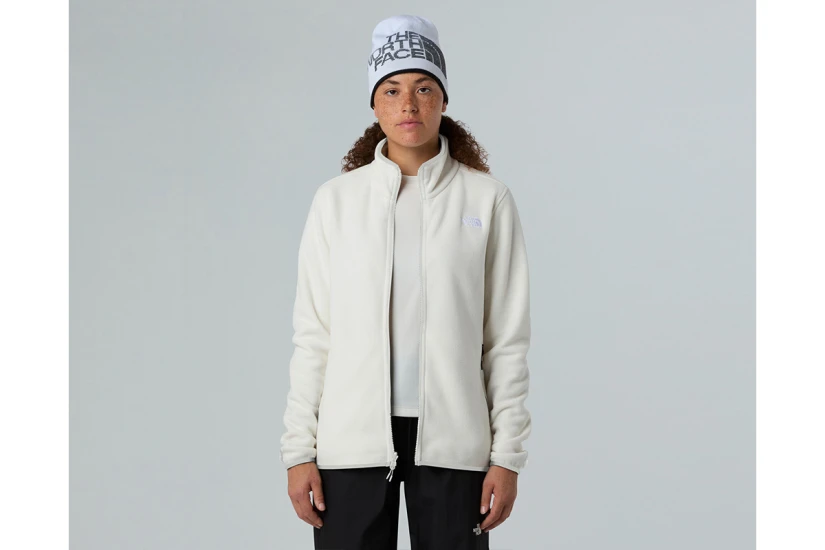 The North Face Glacier Full-Zip Γυναικεία Ζακέτα Fleece Εκρού