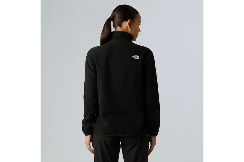 The North Face Glacier Fleece Γυναικεία Μπλούζα με Φερμουάρ Μαύρη