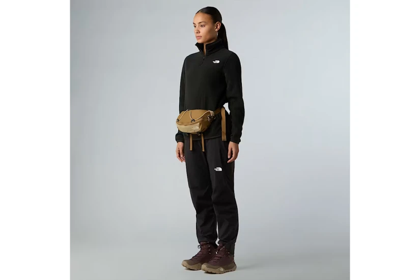 The North Face Glacier Fleece Γυναικεία Μπλούζα με Φερμουάρ Μαύρη