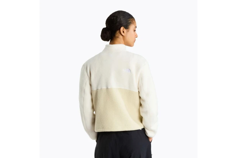 The North Face Yumiori Γυναικεία Μακρυμάνικη Μπλούζα Fleece με Φερμουάρ Μπεζ, Λευκή