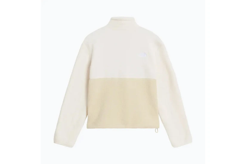 The North Face Yumiori Γυναικεία Μακρυμάνικη Μπλούζα Fleece με Φερμουάρ Μπεζ, Λευκή