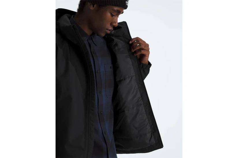 The North Face Quest Mono Insulated Ανδρικό Αδιάβροχο Μπουφάν με Κουκούλα Μαύρο