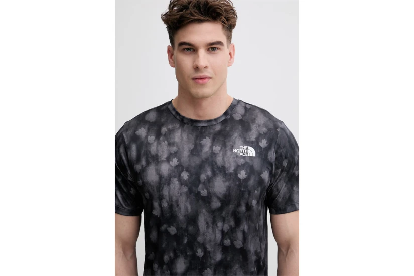 The North Face 24-7 Print Ανδρικό Κοντομάνικο T-Shirt Ανθρακί, Γκρι Σκούρο