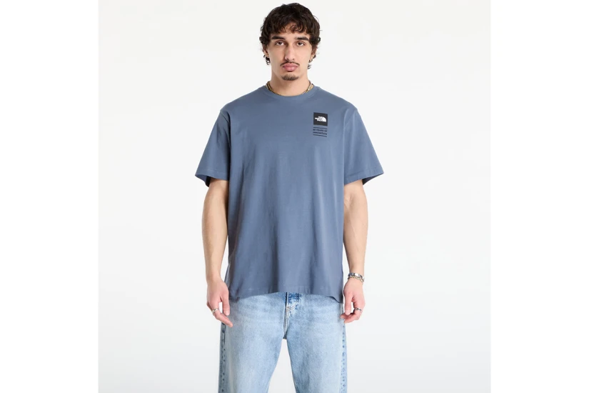 The North Face Icon Celebration Regular Graphic Ανδρικό Κοντομάνικο T-Shirt Γκρι Σκούρο