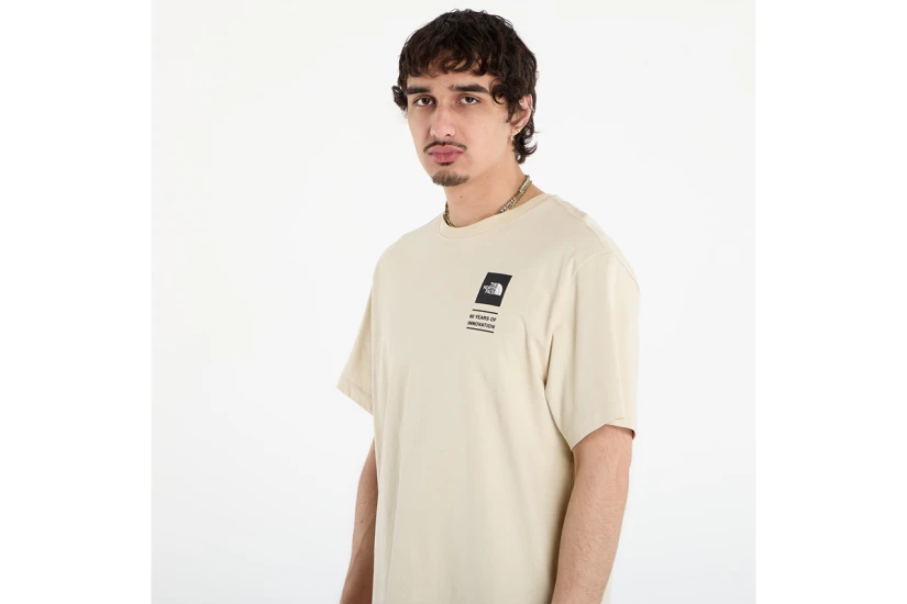 The North Face Icon Celebration Regular Graphic Ανδρικό Κοντομάνικο T-Shirt Μπεζ