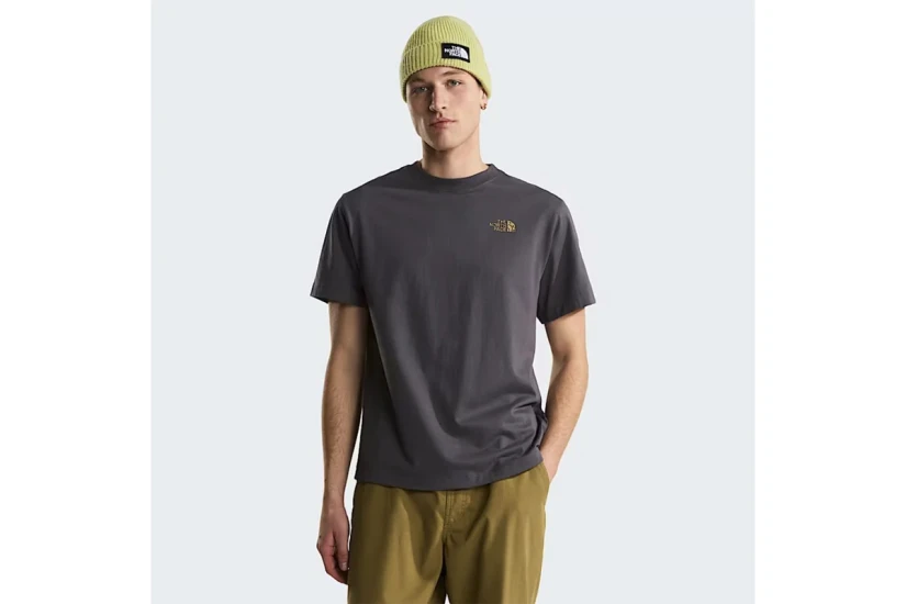 The North Face Snack Relaxed Graphic Ανδρικό Κοντομάνικο T-Shirt Ανθρακί