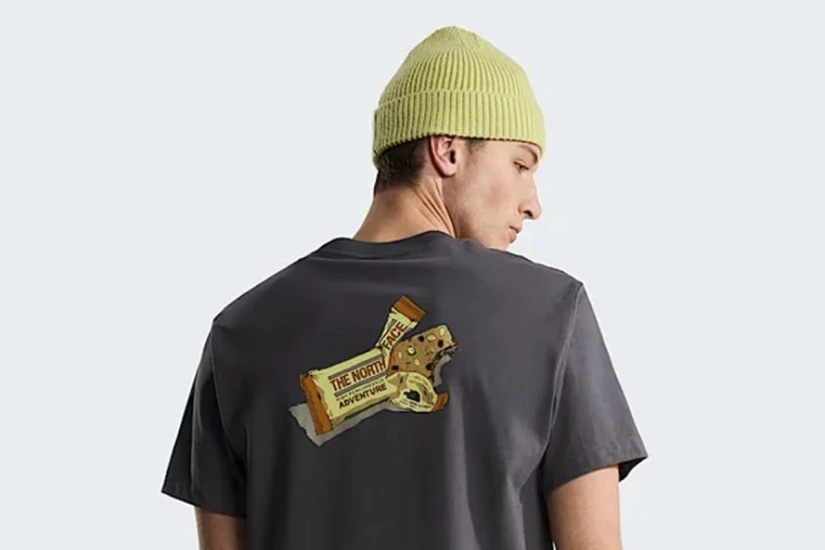 The North Face Snack Relaxed Graphic Ανδρικό Κοντομάνικο T-Shirt Ανθρακί