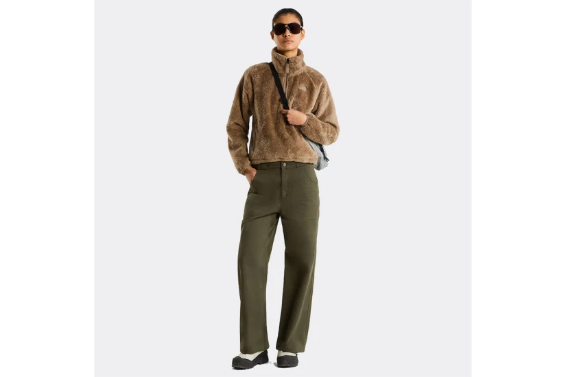 The North Face Osito Evolve Γυναικεία Μακρυμάνικη Μπλούζα Fleece με Φερμουάρ Καφέ
