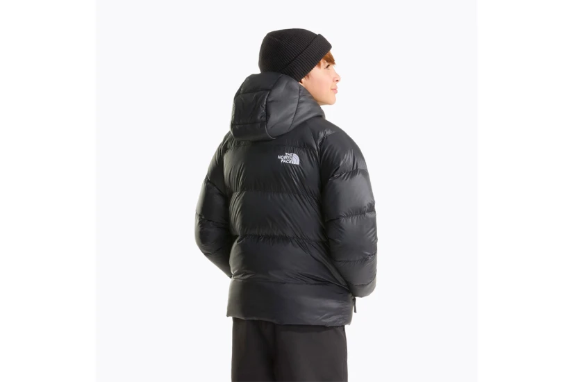 The North Face Hydrenalite Down Παιδικό Μπουφάν Puffer με Κουκούλα Μαύρο