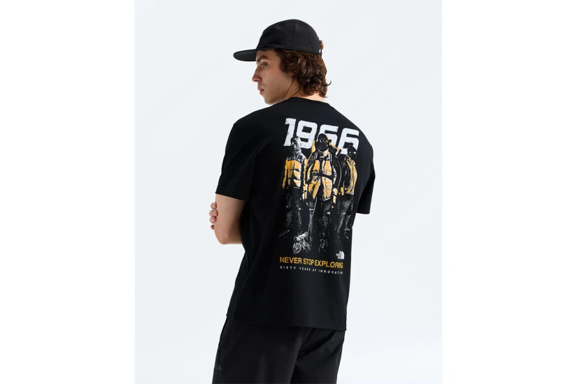 The North Face 60Th Anniversary 1 Unisex Κοντομάνικο T-Shirt Μαύρο