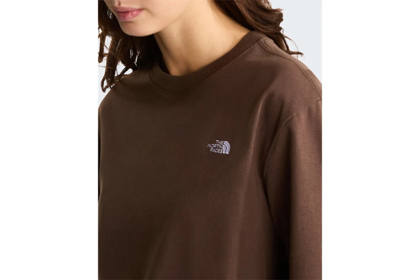 The North Face Essential Simple Dome Boxy Γυναικείο Κοντομάνικο T-Shirt Καφέ