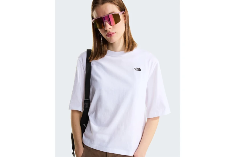 The North Face Essential Simple Dome Boxy Γυναικείο Κοντομάνικο T-Shirt Λευκό