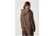The North Face Essential Simple Dome Boxy Γυναικείο Φούτερ με Κουκούλα Καφέ