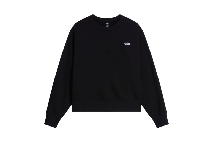 The North Face Essential Simple Dome Boxy Γυναικεία Μακρυμάνικη Μπλούζα με Λαιμόκοψη Μαύρη