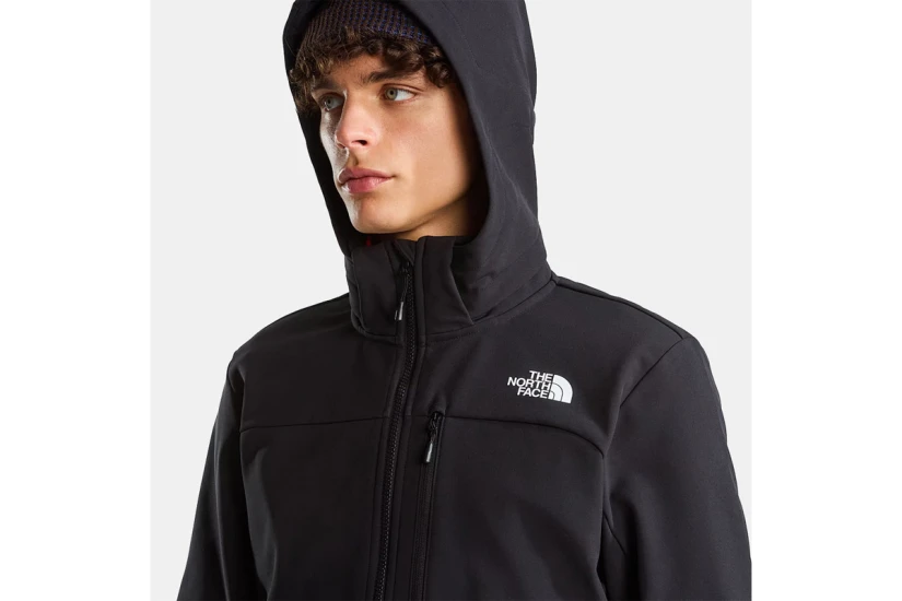 The North Face Diablo Detachable Ανδρικό Μπουφάν Softshell με Κουκούλα Μαύρο
