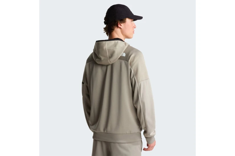 The North Face Mountain Athletics Fleece 2.0 Ανδρική Πολυεστερική Ζακέτα με Κουκούλα Γκρι
