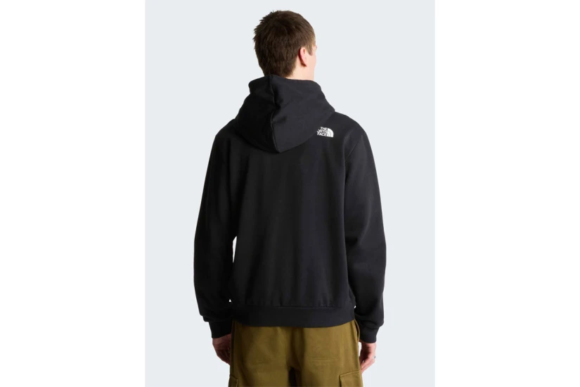 The North Face Box Half Dome Ανδρική Βαμβακερή Ζακέτα με Κουκούλα Μαύρη