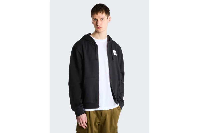 The North Face Box Half Dome Ανδρική Βαμβακερή Ζακέτα με Κουκούλα Μαύρη