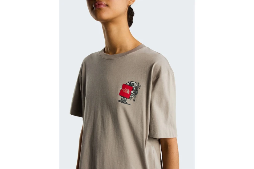 The North Face Gear Up Get Out Graphic Unisex Κοντομάνικο T-Shirt Γκρι