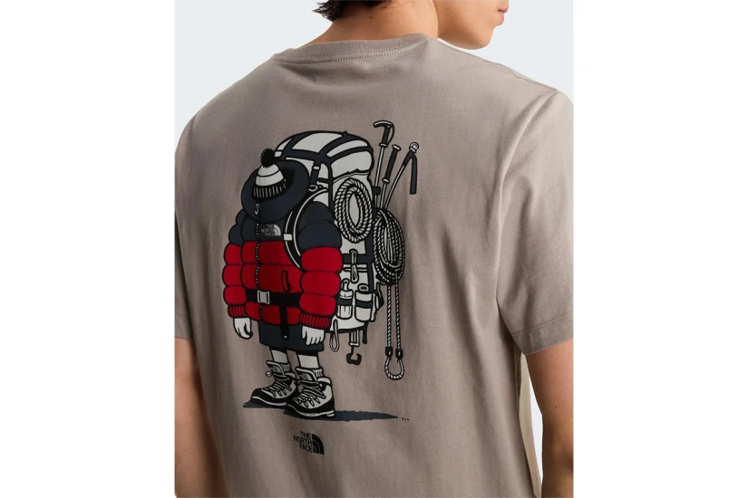 The North Face Gear Up Get Out Graphic Unisex Κοντομάνικο T-Shirt Γκρι