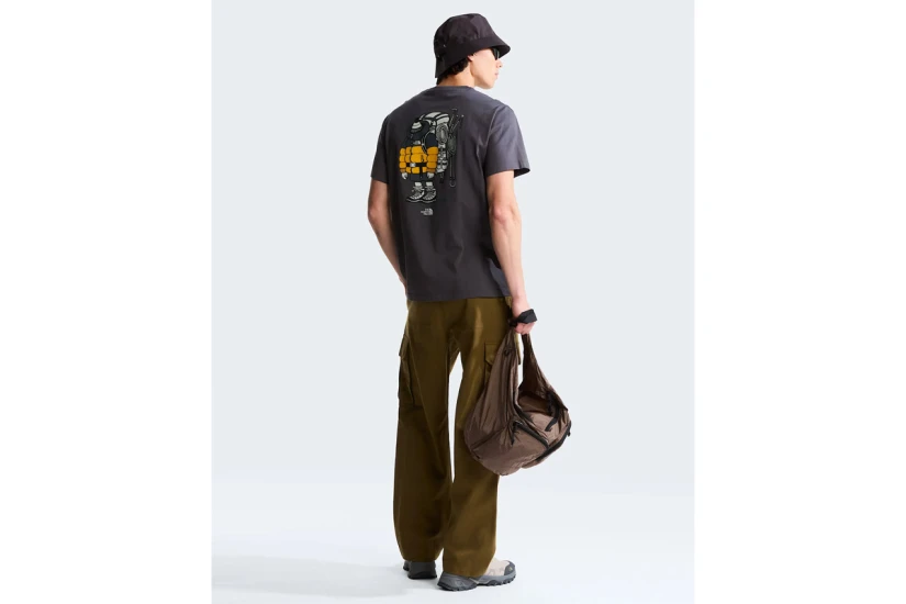 The North Face Gear Up Get Out Graphic Unisex Κοντομάνικο T-Shirt Ανθρακί