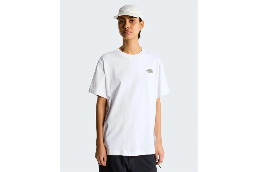 The North Face Stone Logo Graphic Unisex Κοντομάνικο T-Shirt Λευκό