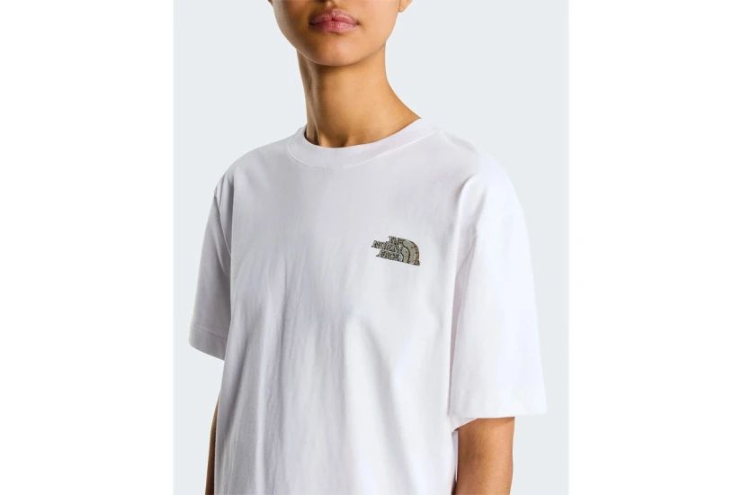 The North Face Stone Logo Graphic Unisex Κοντομάνικο T-Shirt Λευκό
