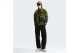 The North Face Glacier Novelty Logo Printed Ανδρική Μακρυμάνικη Μπλούζα Fleece με Φερμουάρ Πράσινη, Μαύρη