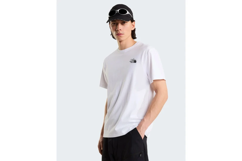 The North Face Natural High Society Graphic Unisex Κοντομάνικο T-Shirt Λευκό
