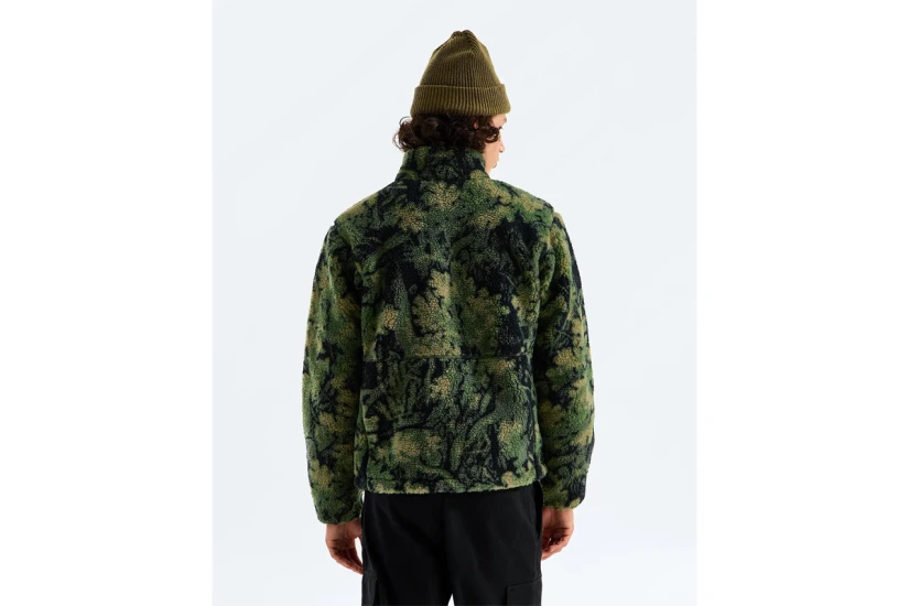 The North Face Extreme Pile 2 Printed Ανδρικό Μπουφάν Sherpa Πράσινο, Λαδί
