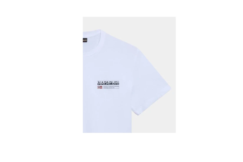 Napapijri Kasba Ανδρικό Κοντομάνικο T-Shirt Λευκό