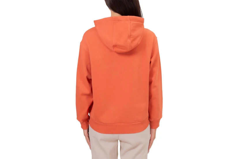 Napapijri B-Box Logo Γυναικείο Φούτερ Με Κουκούλα Κοραλλί
