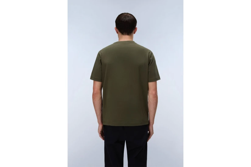 Napapijri S-Box Logo 1 Ανδρικό Κοντομάνικο T-Shirt Χακί