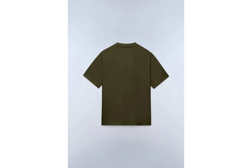 Napapijri S-Box Logo 1 Ανδρικό Κοντομάνικο T-Shirt Χακί