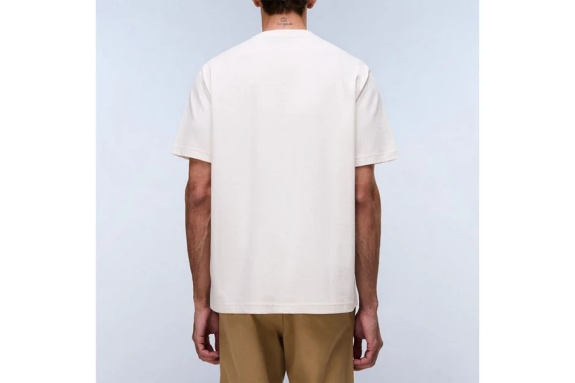 Napapijri S-Box Logo 1 Ανδρικό Κοντομάνικο T-Shirt Εκρού