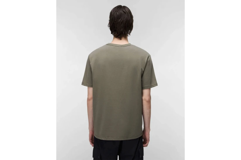 Napapijri Badge Ανδρικό Κοντομάνικο T-Shirt Λαδί