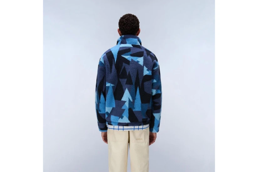Napapijri Geometric-Print Ζακέτα Fleece Ανδρική (NP0A8AO4FXJ1)