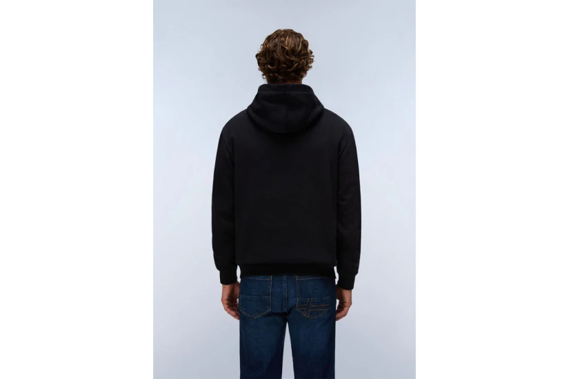 Napapijri B-Box Logo Ανδρικό Φούτερ με Κουκούλα Μαύρο