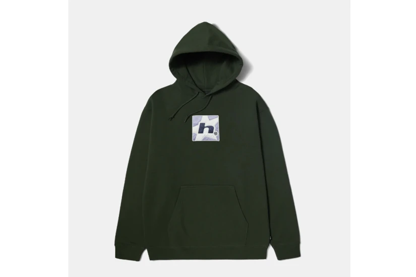 Huf Star Ανδρικό Φούτερ Με Κουκούλα Χακί