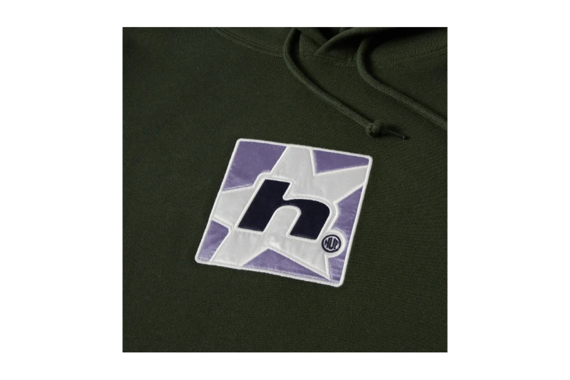 Huf Star Ανδρικό Φούτερ Με Κουκούλα Χακί