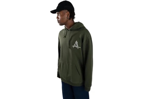 Huf Gleam P-O Hoodie Ανδρικό (PF00682 HUNTER GREEN)