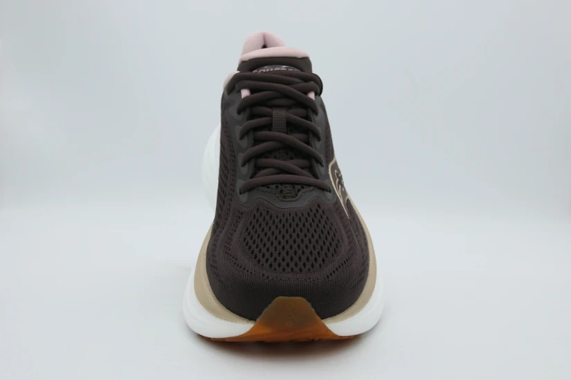 Saucony Triumph 24 Γυναικεία Αθλητικά Παπούτσια για Τρέξιμο Καφέ, Μπεζ, Λευκά, Ροζ