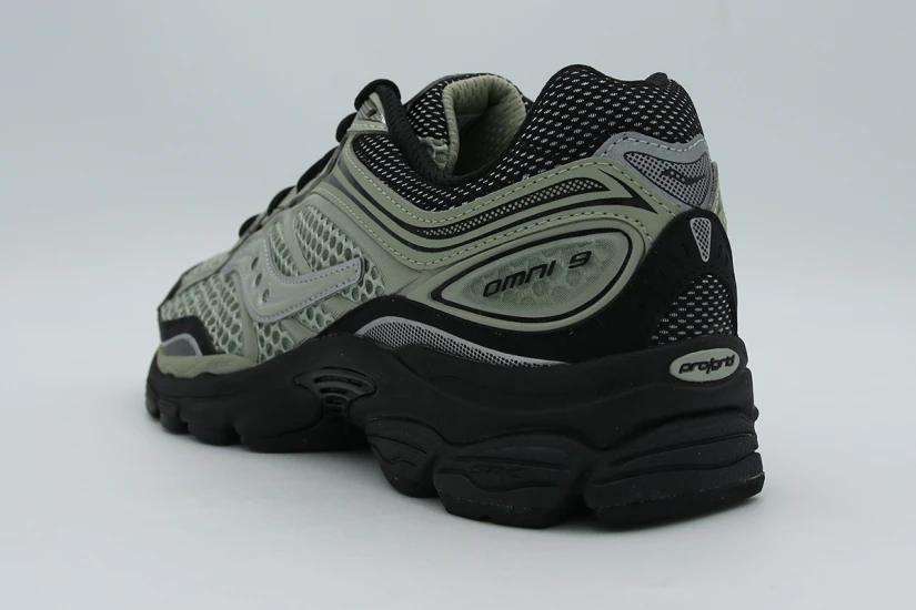Saucony Originals Progrid Omni 9 Ανδρικά Sneakers Λαδί, Μαύρα