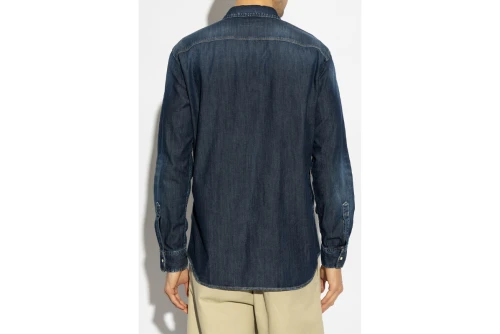 Dsquared2 Dark Wash Tab Shirt Πουκάμισο Μακρυμάνικο Ανδρικό (S71DM0772 S30341 470)