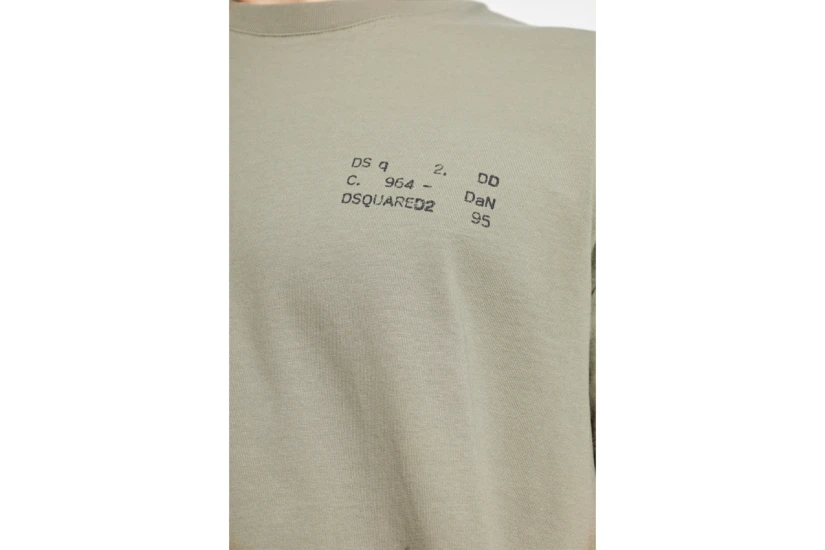 Dsquared2 Cool Fit Ανδρικό Κοντομάνικο T-Shirt Χακί