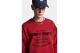 Dsquared2 Relax Fit Crewneck Ανδρική Μακρυμάνικη Μπλούζα Κόκκινη