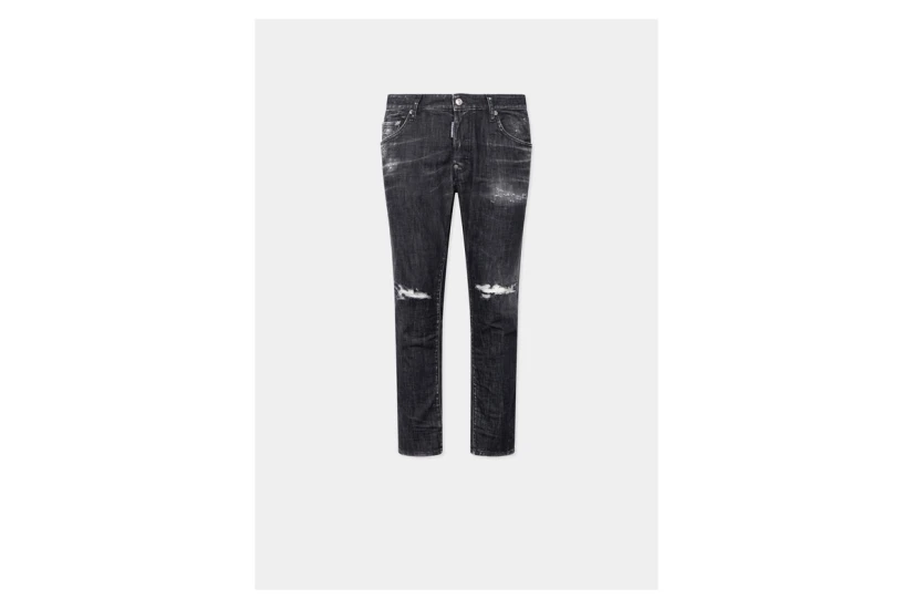 Dsquared2 Wash Skater Ανδρικό Παντελόνι Τζιν Μαύρο