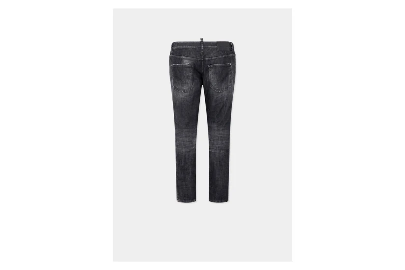 Dsquared2 Wash Skater Ανδρικό Παντελόνι Τζιν Μαύρο