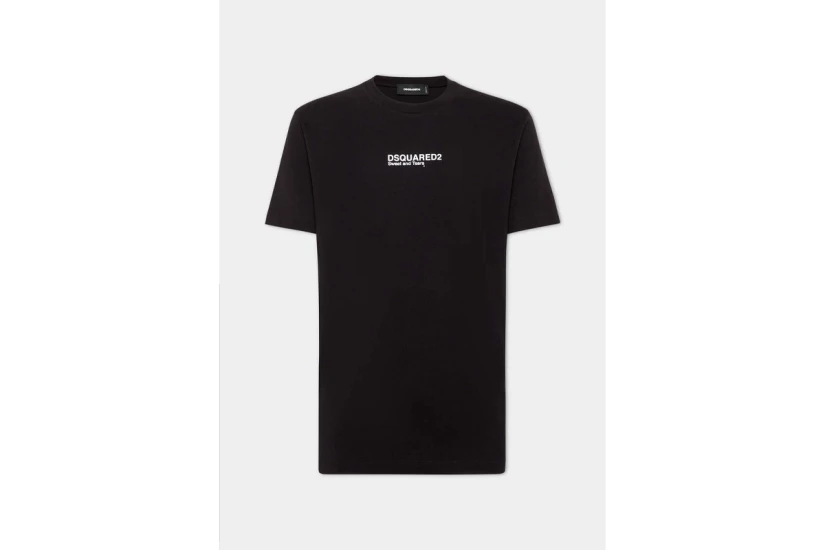 Dsquared2 Cool Fit Tee Ανδρικό Κοντομάνικο T-Shirt Μαύρο